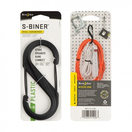 Carabina Nite Ize S-Biner Plastic Dual 6