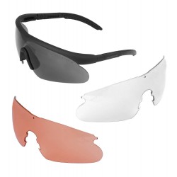 Set Ochelari Safety Swiss Eye Raptor Shooting cu lentile