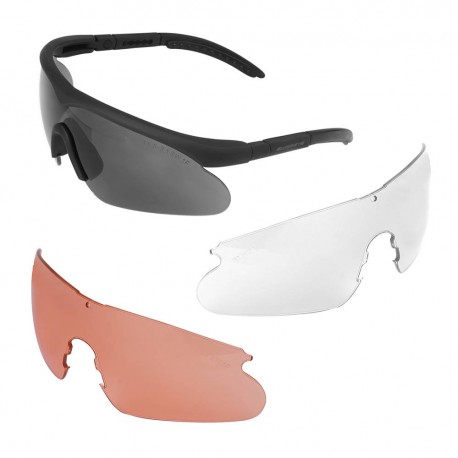 Set Ochelari Safety Swiss Eye Raptor Shooting cu lentile