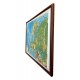 Europa. Harta fizica si politica (proiectie Mercator, 3D), format A3, 450x330mm, cu rama
