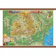 Pe-un picior de plai, pe-o gura de rai, 700x500mm (harta Romaniei pentru copii)