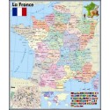 Harta murala "LA FRANCE"