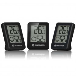 Indicator BRESSER Temeo Hygro set Negru