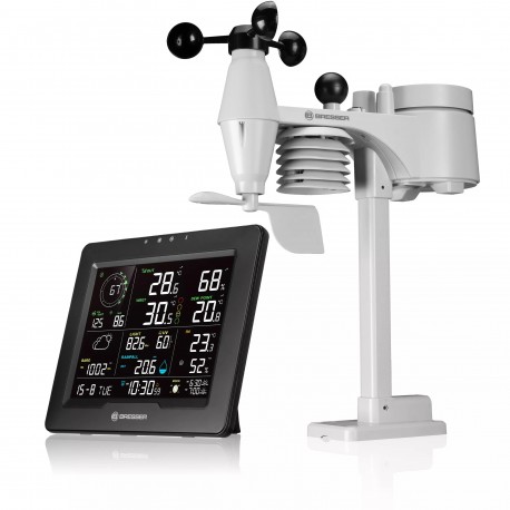 Statie meteo BRESSER 8-in-1 WiFi cu index de stres termic Sahara TB