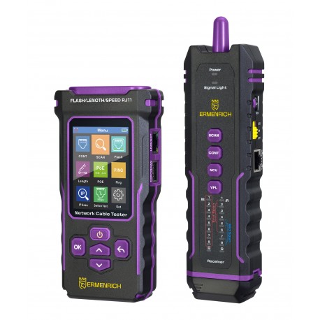 Tester cablu multifunctional Ermenrich NetGeeks NP50