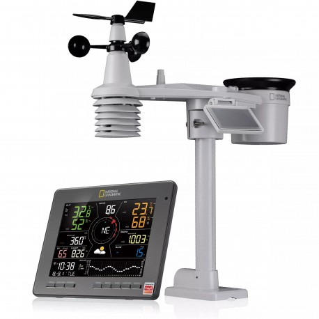 Statie meteo NATIONAL GEOGRAPHIC Smart Tuya cu senzor 7 in 1