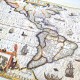 Harta Americii 1628 - Retiparire J. Hondius