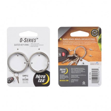 Nite Ize O-Series Keyring - 2buc