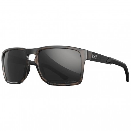 Ochelari Tactici Wiley X Apex - Captivate Polarized Black Mirror/Matte Tortoise Brown